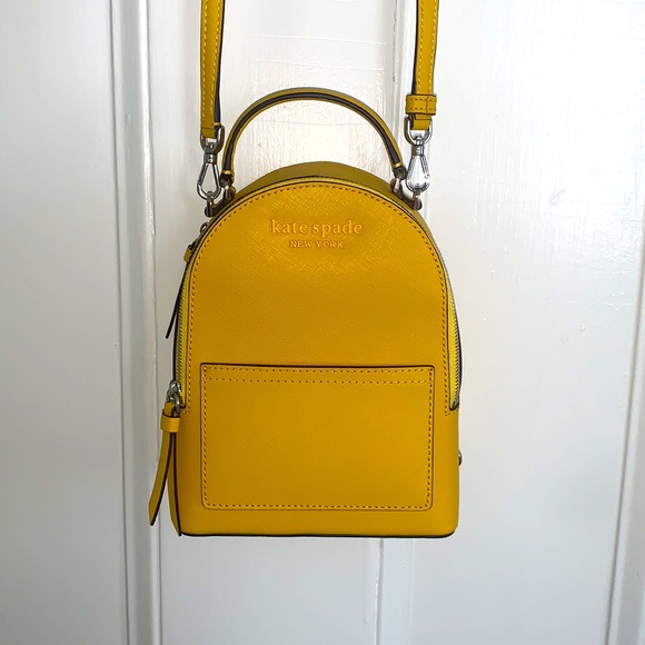 Kate Spade Leather Mini Convertible Backpack - Picture 2 of 6